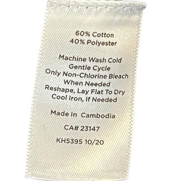 T by Talbots Womens White Black Loose Knit Long Sleeve Cotton Blend Sweater sz L - Picture 15 of 16